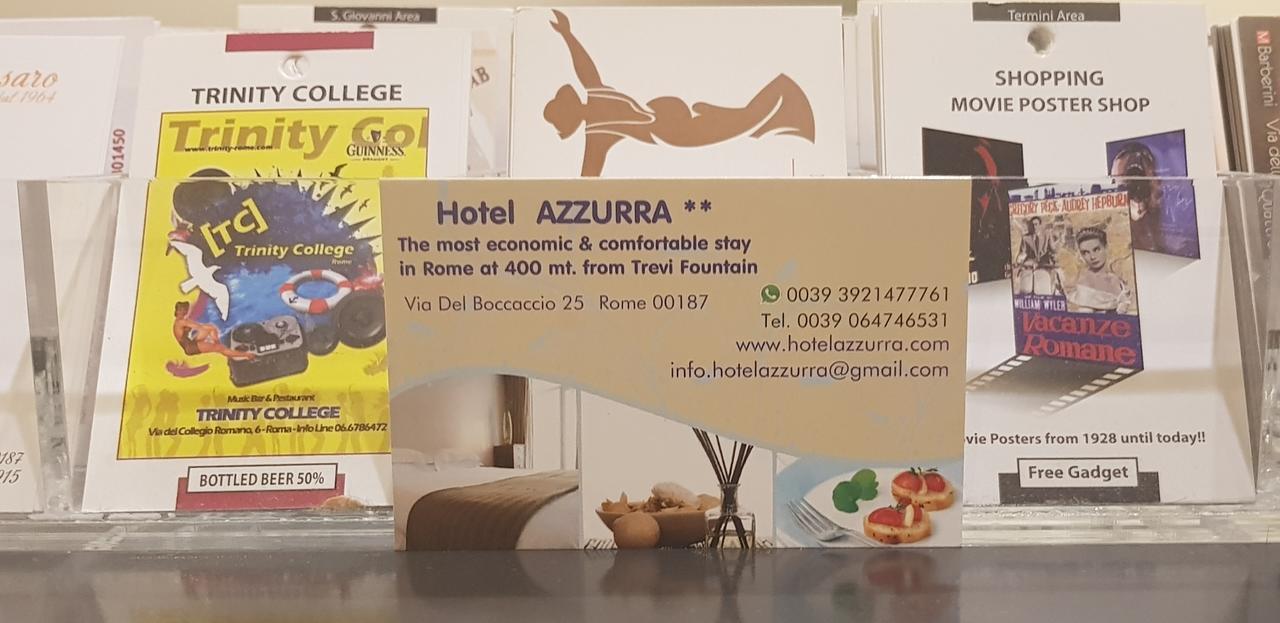 Hotel Azzurra Roma Exterior foto